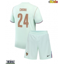 France Rayan Cherki #24 Replica Away Minikit World Cup 2026 Short Sleeve (+ pants)